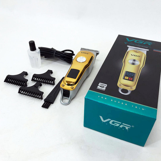 Профессиональная машинка для бритья головы VGR, Профессиональная электрическая машинка для стрижки HQ-44 Львов - изображение 4