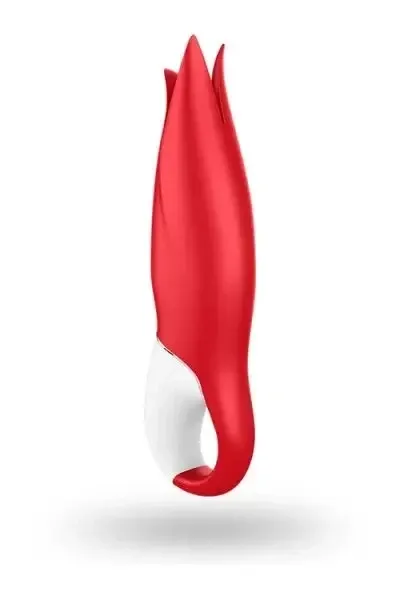 Вибратор в форме Цветка с мягкими лепестками Satisfyer Vibes Power Flower, красный Sex Aura Киев - изображение 5