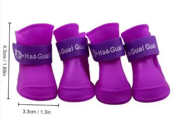 Сапожки резиновые для собак мелких пород S Киев - изображение 5