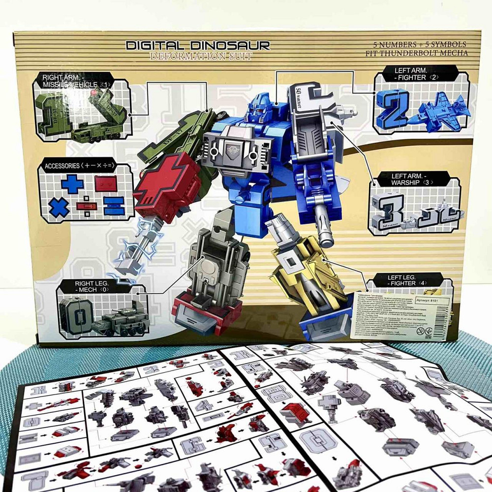 Робот-трансформер Yuexing перетворюється на транспортні засоби 10 частин (8191) Чернігів - фото 3