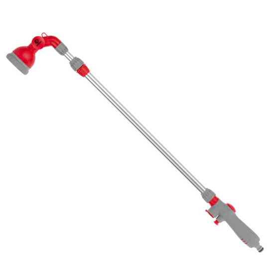 Пистолет-распылитель для полива, на телескопической штанге 90-120 см, 9 режимов, материалы: ABS, TPR INTERTOOL GE-0043 Киев