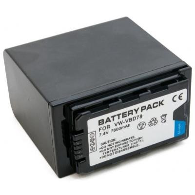 Аккумулятор к фото/видео Extradigital Panasonic VW-VBD78, Li-ion, 7.4V, 7800mAh (BDP2694) Винница - изображение 1