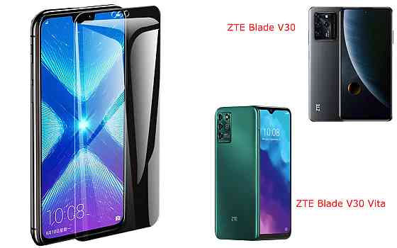 Захисне скло NeoGlass для ZTE Blade V30, Blade V30 Vita – надпрозоре та стійке Київ