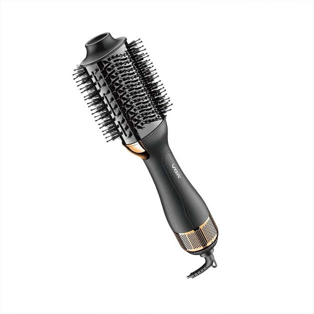 Професійний фен оригінал, Фен-щітка для об'єму волосся, Фен-стайлер для кучерявого волосся CY-59 Львів - фото 9