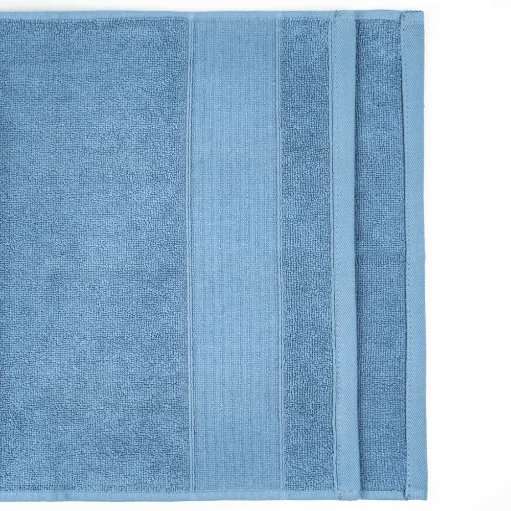 Рушник махровий для душу GM Textile 100х150см Line 400г/м2 (Денім) Суми - фото 3