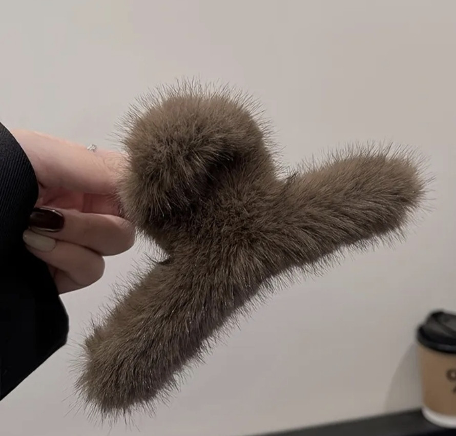 Шпилька крабік зі штучного хутра Смела - изображение 4