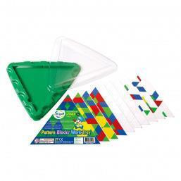 Дитяча мозаїка Gigo Геометрична з картками та трикутною основою, 10 ел. (1162) Харків - фото 1