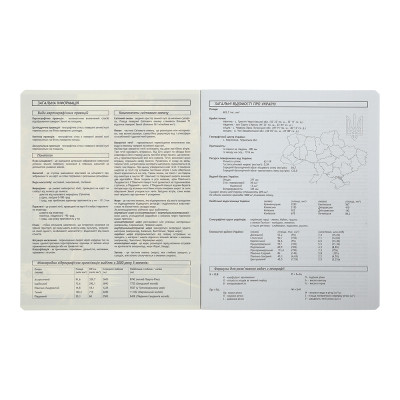 Зошит ZiBi предметний CUTE CAT, 36 аркушів, клітинка, географія (ZB.1731-14) Вінниця - фото 3