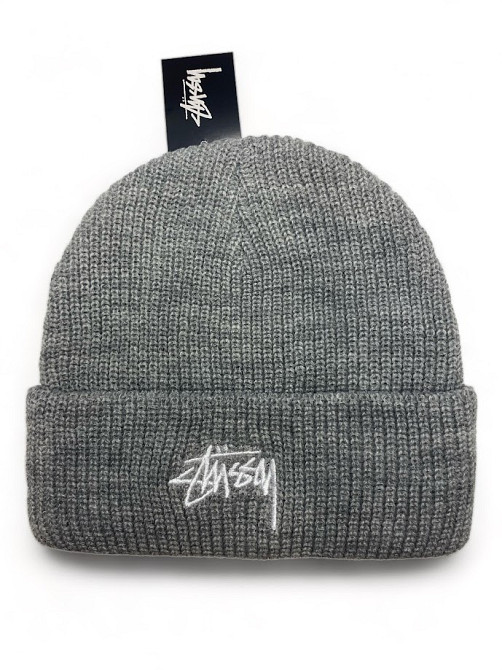 Шапка Stussy серый one size(р) Запорожье - изображение 1