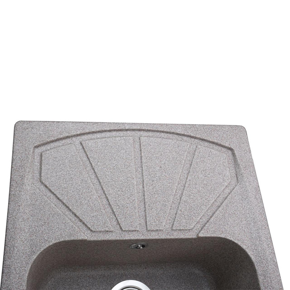 Гранітна мийка Globus Lux TANA мокко 650х500мм (000023500) Київ - фото 5