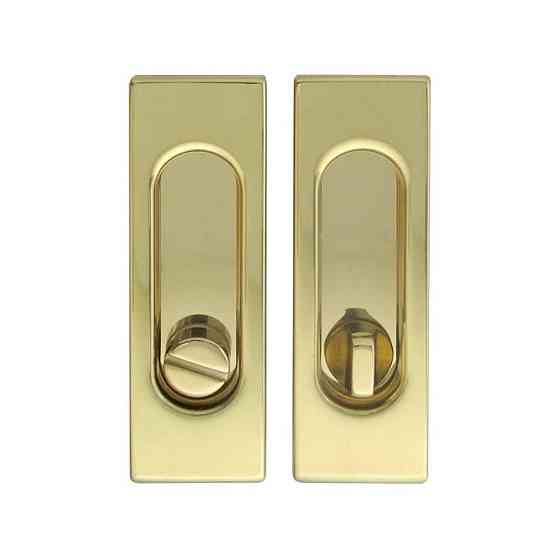 Ручка на розсув. двері Fimet 3663AR F01 пол латунь (комплект) Київ