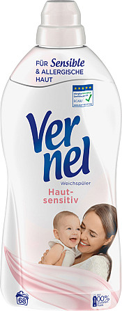 Кондиционер для белья для чувствительной кожи Vernel 68WL, 1,7 л Weichspüler Hautsensitiv 68WL, 1,7  Львов - изображение 1