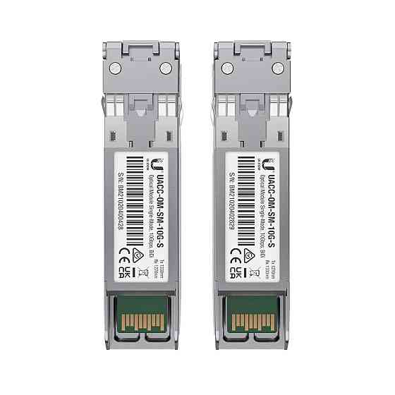 Модуль SFP Ubiquiti 10G Bidirectional Single-Mode Optical Module 2 pack (UACC-OM-SM-10G-S-2) ( 11546 ) Харьков