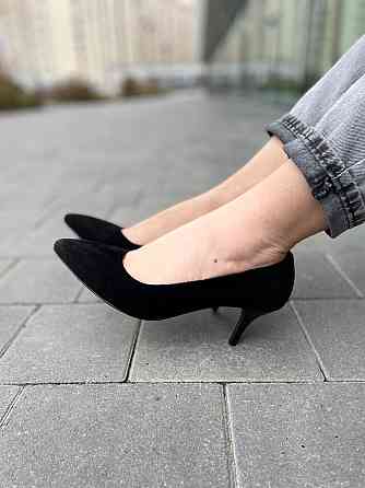 Туфлі жіночі SEE SEVEN чорні натуральна замша 38р. (3864) Коломыя