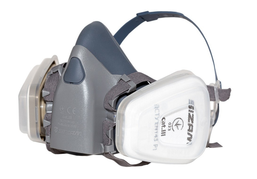 Респиратор-полумаска с креплением в 4-х точках Sizam Promask M 7500 Ровно - изображение 8