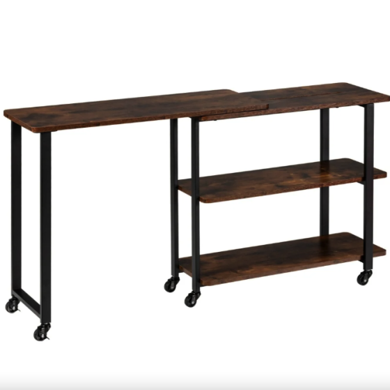 Стіл L-подібний Costway King обертовий в стилі Loft Київ