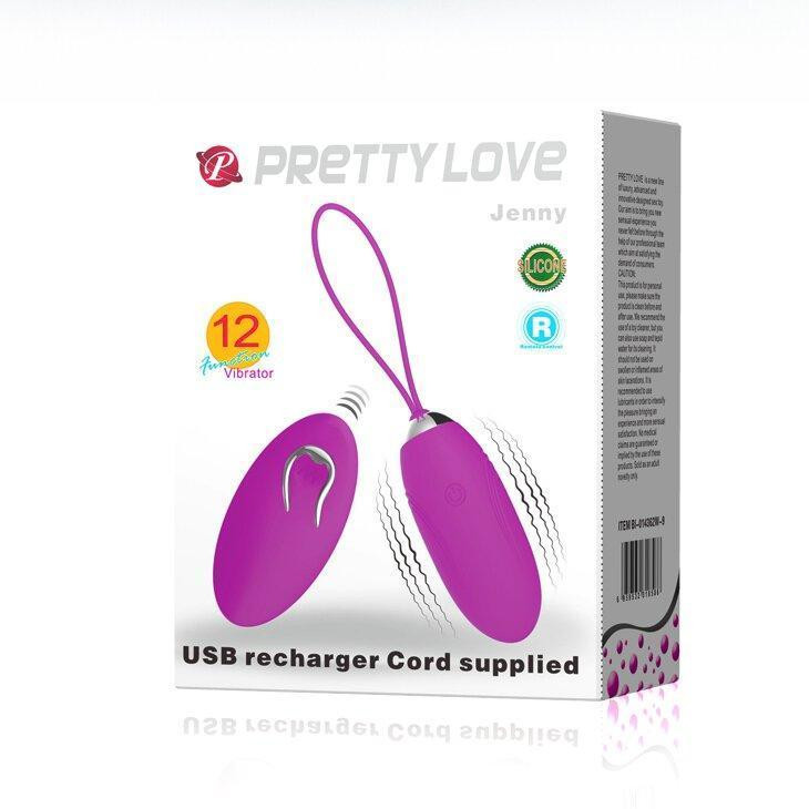 Виброяйцо Pretty Love Jenny с дистанционным управлением, BI-014362W-9 Sex Aura Киев - изображение 9