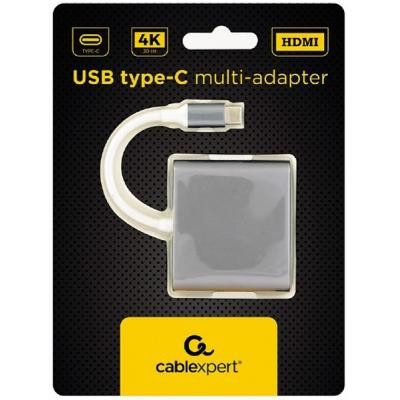 Перехідник USB Type-C to HDMI Cablexpert (A-CM-HDMIF-02-SG) Вінниця - фото 2