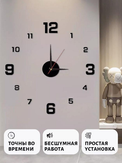 Годинник настінний DIY CLock TV One MDZ-006 (конструктор) Харків - фото 2