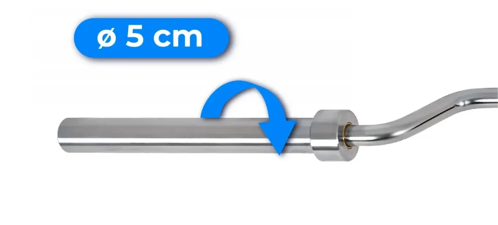 Гриф олимпийский для приседаний 244/50 THUNDER Киев - изображение 5