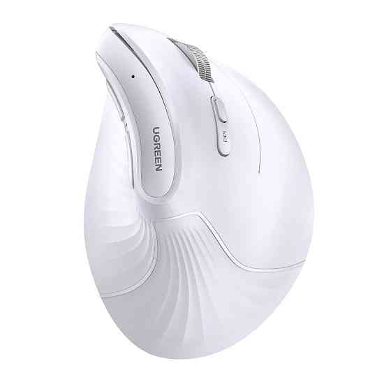 Маніпулятор миша бездротова UGREEN MU008 Multi-mode Vertical Mouse White Одеса