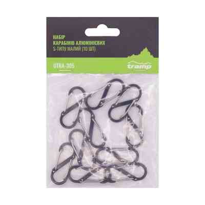 Карабін туристичний Tramp Набір 10 шт S-типу малий (UTRA-305) Вінниця