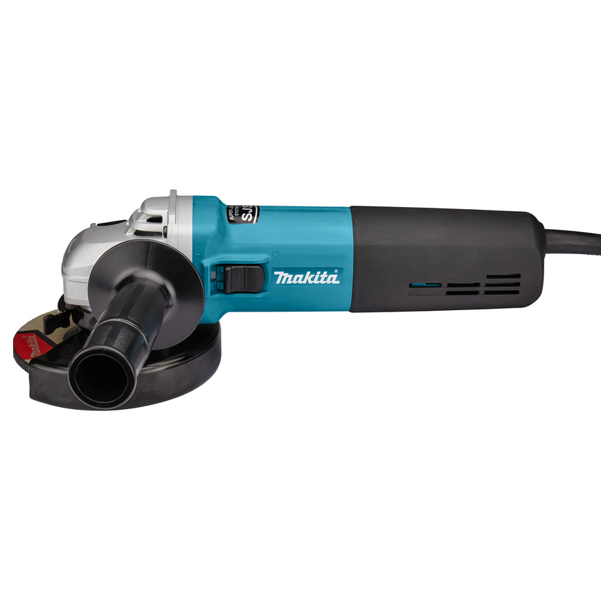 Професійна кутова шліфувальна машина Makita 9565 CVR: 1400 Вт, Ø диска 125х22,23 мм, 12000 об/хв, вага 2.4 кг Київ - фото 7