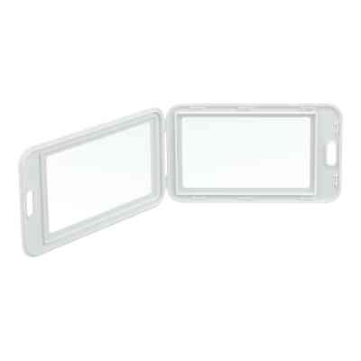 Бейдж Buromax вертикальный, 69 х 111мм, PP+PVC, белый (BM.5414-12) Винница