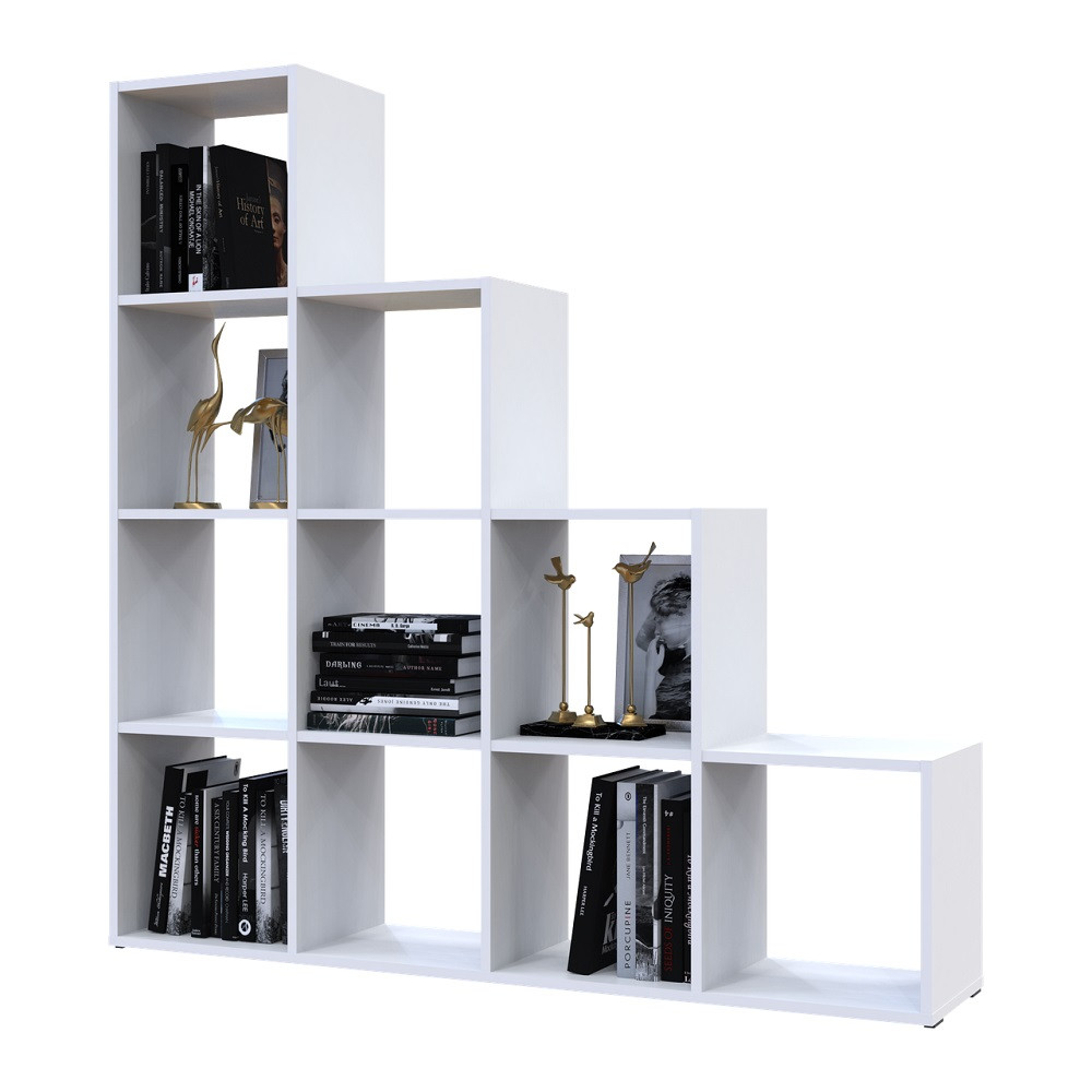 Стелаж Doros Степ 4х4 Білий відкритий 136.2х28.8х140.7 DRS-011768 (41516166) Львів - фото 1