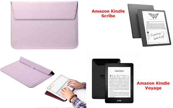 Чохол-конверт VitoCase для Amazon Kindle Scribe, Voyage, з функцією підставки для книги Фіолетовий Київ