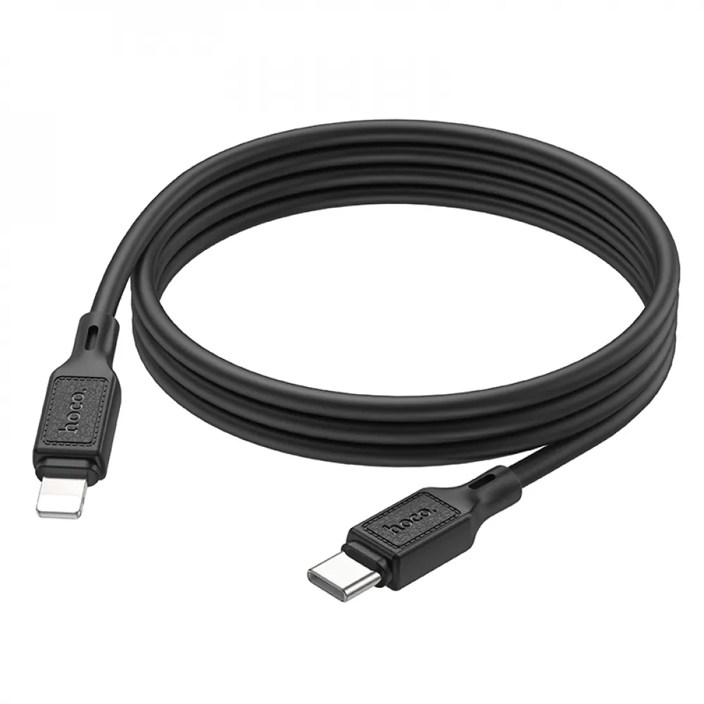 Кабель HOCO X90 Cool silicone PD charging data cable for iP Black Київ - фото 8