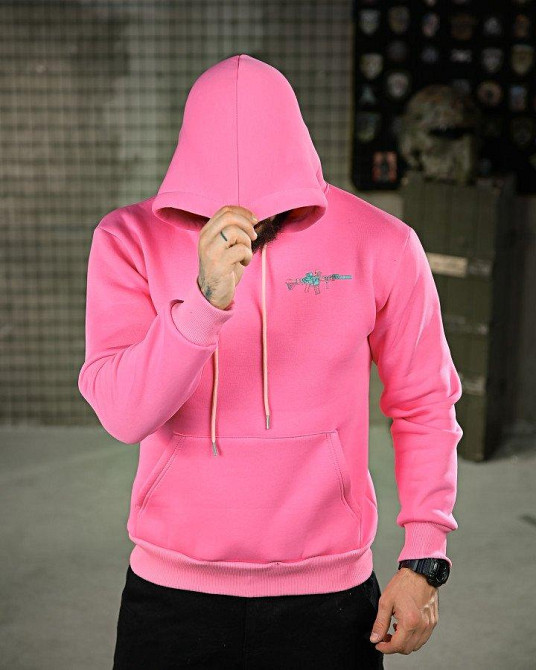 Милитари худи на флисе GENESIS M14 pink ПП8068 Одесса - изображение 6