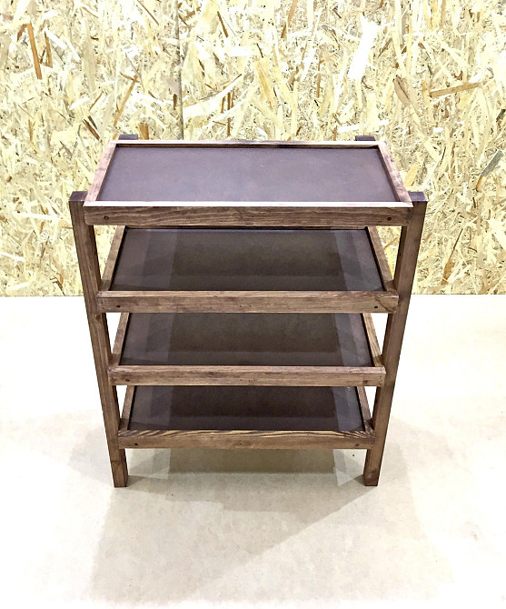 Етажерка розбірна "Честер" 4 полиці 30х60х80 капучино Миколаїв - фото 5