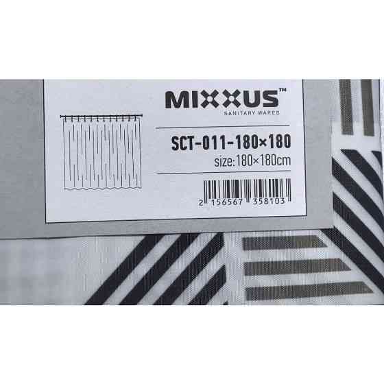 Шторка для ванної Mixxus SCT-011-180x180 з поліестеру   ( 17635 ) Харків