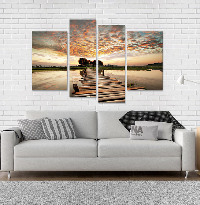 Модульна картина Міст Природа Art-145_4 Київ - фото 2