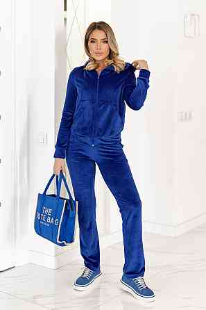 Велюровий спортивний костюм жіночий "Davos" | Батал Електрик, 50-52 Київ