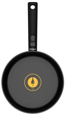 Сковорода со съемной ручкой Ringel Grey Line 28 см (7138159) Киев