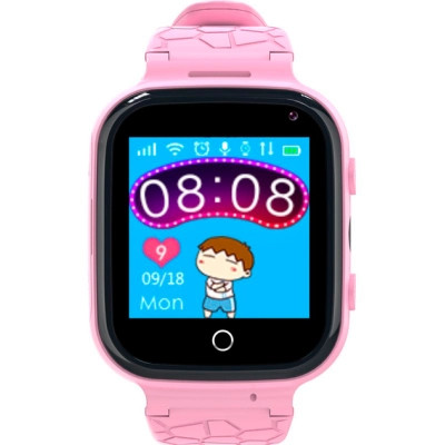 Смарт-часы Gelius Pro GP-PK007 (Ocean) Pink Kids smart watch with GPS tracker (Pro GP-PK007 (Ocean) Pink) Винница - изображение 2