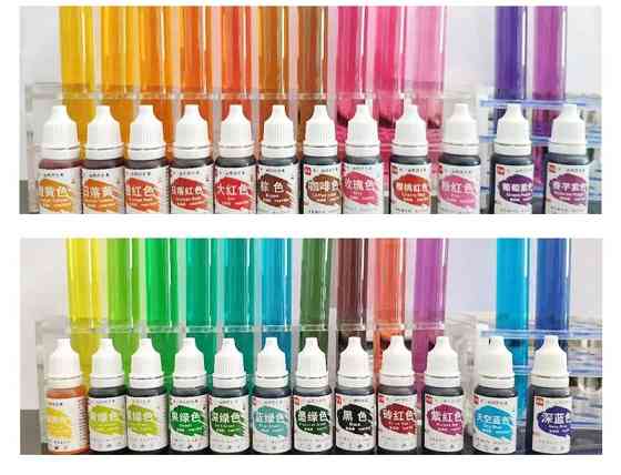 Набір харчових барвників 24 штуки 10 г різнобарвний Київ