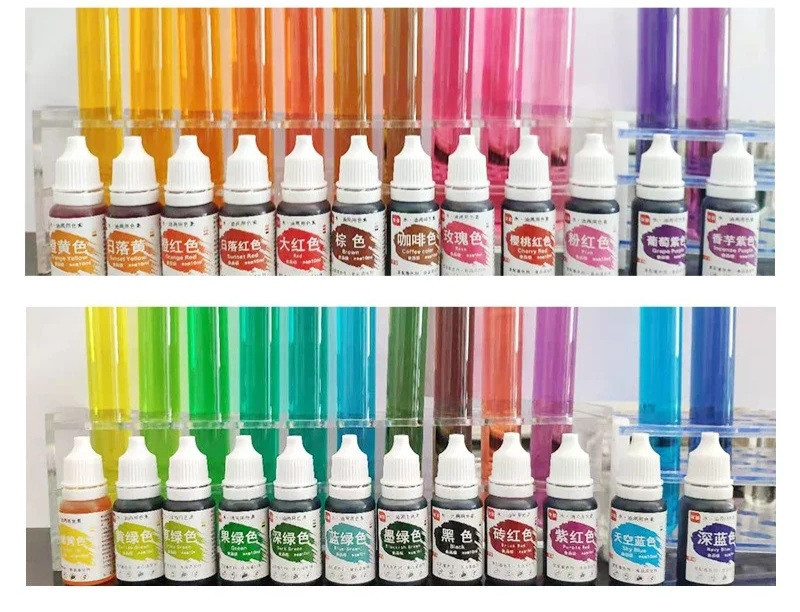 Набір харчових барвників 24 штуки 10 г різнобарвний Київ - фото 1