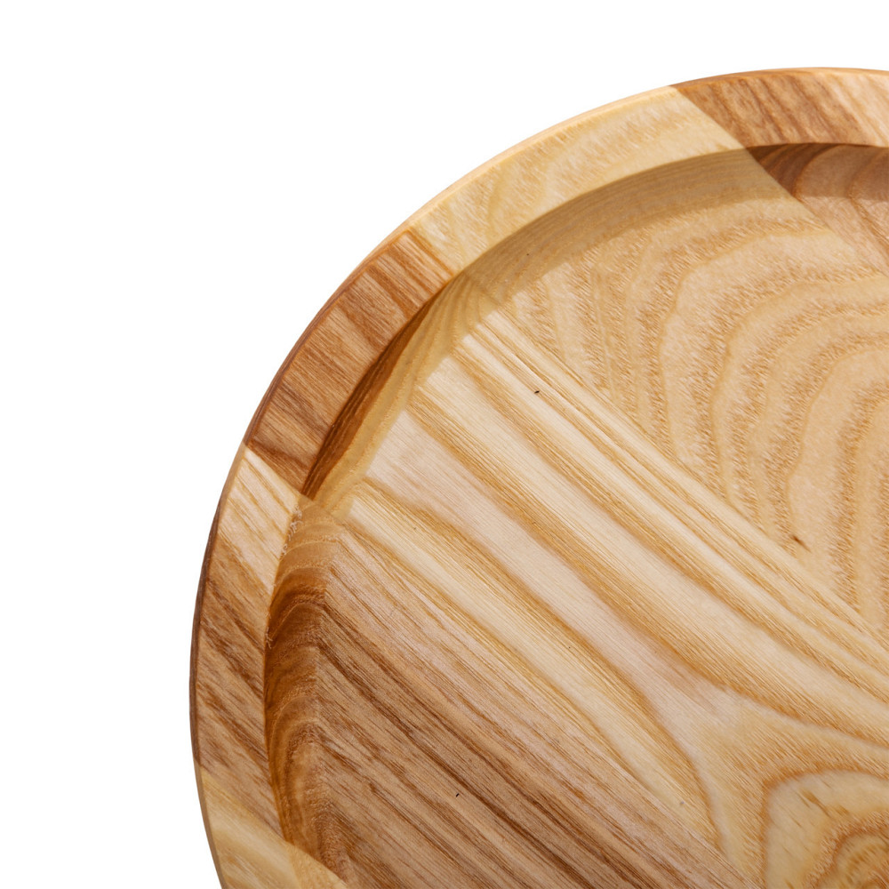 Круглая сервировочная доска 25 см из ясеня Киев - изображение 2