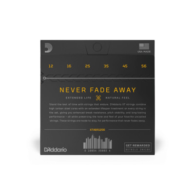 Струни для гітари D'Addario XT 80/20 Bronze Light Top / Medium Bottom (12-56) (XTABR1256) Вінниця - фото 3