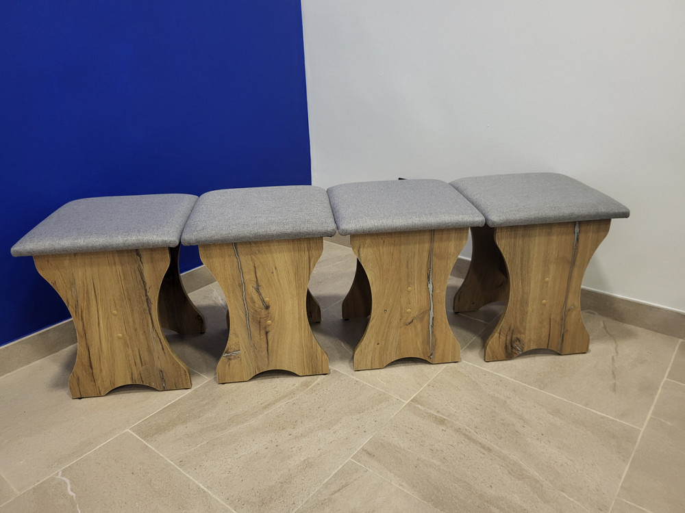 4 табурета (комплект) 35х35х44 см / mebelservice  / Дуб Флагшток Львів - фото 8