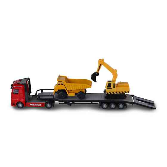 Ігровий набір Автоперевізник TechnoDrive 541757.270 самоскид, екскаватор Вінниця