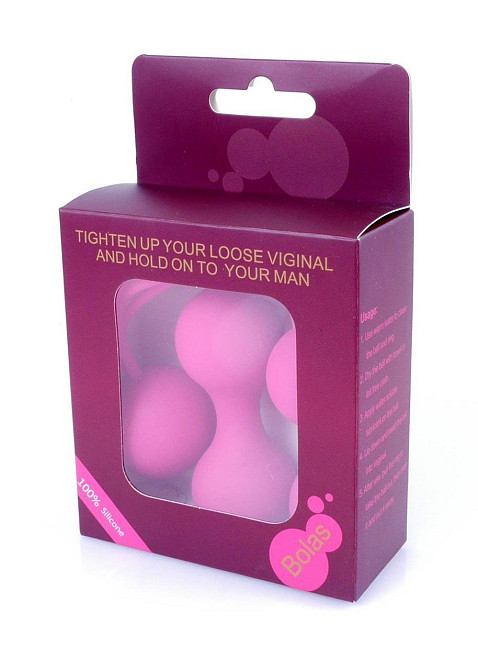 Набор вагинальных шариков - Silicone Kegal Balls Set Pink Sex Aura Киев - изображение 4
