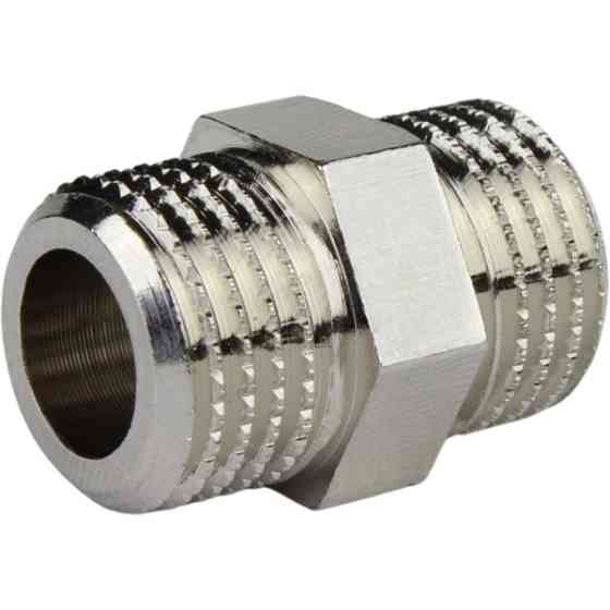 Ніпель 1/4″ЗЗ нікельований NN112S OPTIMUM Тернопіль