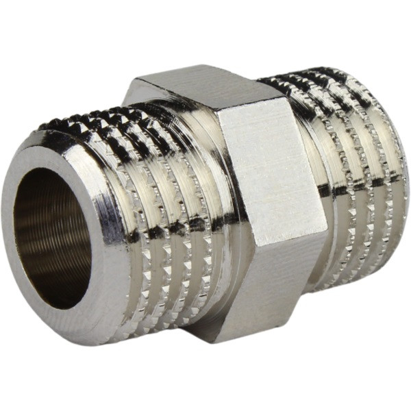 Ніпель 1/4″ЗЗ нікельований NN112S OPTIMUM Тернопіль - фото 2