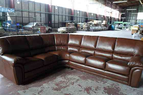 Диван кутовий шкіряний (кожаный) розкладний модель 303 A LUXOR SECTIONAL Ужгород