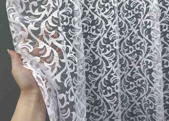 Тюль VR-Textil 1586т Гипюр Белый 300х270 см (42-0546) Киев