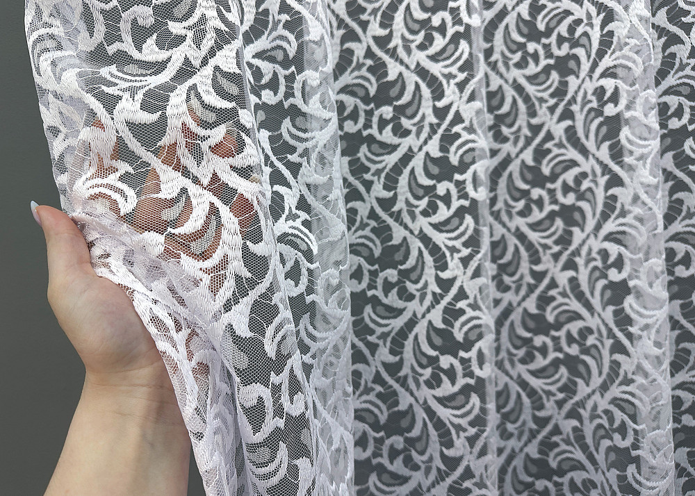 Тюль VR-Textil 1586т Гіпюр Білий 300х270 см (42-0546) Київ - фото 4